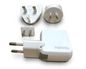 signotec Rotatable Single USB Wall Charger with Inter-changeable Plugs 5V DC, 2.1A With 4 Plugs (AU, EU, NA & UK plug)