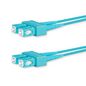Lanview SC-SC Multimode fibre cable duplex 2m OM3 50/125 LSZH