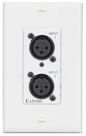 Extron 2x2 Dante Audio Interface, Decorator DDM/AES67, White