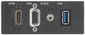 Extron HDMI, VGA, Audio, and USB 3.2 Type-A, Black