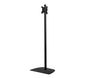 B-Tech Small Flat Screen Single Pole Floor Stand, up to 28", 8kg, black