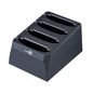 CipherLab 4 Slot Battery Charger compatible 5 Slot Terminal Cradle for UK adapter