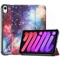 CoreParts Cover for iPad Mini 6 2021 for iPad Mini 6 (2021) Tri-fold Caster Hard Shell Cover with Auto Wake Function - YHXY Style
