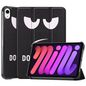 CoreParts Cover for iPad Mini 6 2021 for iPad Mini 6 (2021) Tri-fold Caster Hard Shell Cover with Auto Wake Function - DYME Style
