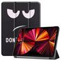 CoreParts Cover for iPad Pro 11" 1,2,3 Gen. 2018-2021, Tri-fold Caster Hard Shell Cover with Auto Wake Function - Don't Touch Me Style