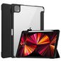 CoreParts Cover for iPad Pro 11" 1/2/3 Gen (2018-2021) Tri-fold Transparent TPU Cover Built-in S Pen Holder with Auto Wake Function - Black