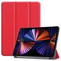 CoreParts Cover for iPad Pro 12.9" 2021 For iPad Pro 12.9" 5th Gen (2021) Tri-fold Caster Hard Shell Cover with Auto Wake Function - Red