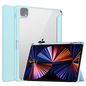 CoreParts Cover for iPad Pro 12.9" 5th Gen (2021) Tri-fold Transparent TPU Cover Built-in S Pen Holder with Auto Wake Function - Sky Could Blue