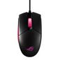Asus ASUS ROG Strix Impact II Electro Punk Gaming Mouse (6,200 DPI, 5 Programmable Buttons, Aura Sync RGB Lighting, Lightweight, Ergonomic, Soft-Rubber Cable) -Hard Pink