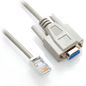 Hewlett Packard Enterprise RJ45 to (F) DB-9 serial console port cable