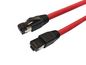 MicroConnect CAT8.1 S/FTP 2m Red LSZH Shielded Network Cable, AWG 24