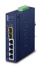 Planet Industrial L2/L4 4-Port 10/100/1000T + 2-Port 100/1000X SFP Managed Switch