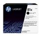 HP 81X toner LaserJet noir authentique grande capacité