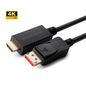 MicroConnect 4K DisplayPort 1.4 - HDMI 2.0 Cable 0.5m