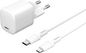 eSTUFF Charger Kit PD 20W EU Plug Charger with 1,5m USB-C to Lightning Cable - White