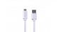 LMP USB-C (m) to USB-A (m) Kabel, 10G/3A, 56k resistance, aluminum housing, 1m, silver