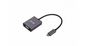 LMP USB-C to VGA adapter, USB-C 3.1 to VGA, aluminum housing, space gray