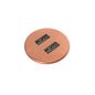 Kondator Powerdot MICRO, 2 USB-A Charger 5V 2A, Solid Copper