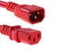 MicroConnect Extension Cord C14 - C13, 5m Red