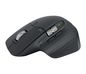 Logitech MX Master 3 Advanced Wireless Mouse, RF Wireless + Bluetooth, Lithium Polymer (LiPo), Graphite