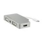 StarTech.com StarTech.com Adaptateur Multiport USB-C avec HDMI/VGA/Mini DisplayPort ou DVI - Convertisseur Moniteur USB Type C vers HDMI 1.4 ou mDP 1.2 (4K) - VGA ou DVI (1080p) - Aluminium Argenté (CDPVGDVHDMDP)