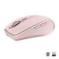 Logitech MX Anywhere 3 Compact Performance Mouse, RF Wireless + Bluetooth, Lithium Polymer (LiPo), Pink