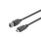 Vivolink USB-C male - B male Cable 20m Black