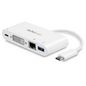 StarTech.com StarTech.com USB C Multiport Adapter - USB-C to DVI-D (Digital) Video Adapter with 60W Power Delivery Passthrough Charging, GbE, USB-A - Portable USB Type-C/Thunderbolt 3 Mini Laptop Dock (DKT30CDVPD)
