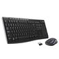 Logitech Wireless Combo Mk270 Keyboard Mouse Included Rf Wireless Qwerty Black, Silver