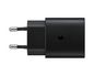 Samsung Mains charger RAPIDE 25W Port USB Type C without cable black