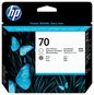 HP 70 Gloss Enhancer and Gray DesignJet Printhead