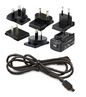 Honeywell CK65/CK3X/CK3R UNIVERSAL AC ADAPTER KIT, 10W, W/ CABLE (Universal Wall Charger kit (includes wall power supply, changeable plug type, and 236-297-001 pwr/active sync cable). Plugs directly to heel connector. Included in CK3R-Kit configurations)