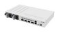 MikroTik Cloud Router Switch 504-4XQ-IN with QCA9531 650 MHz CPU, 16 x 25G port 98DX4310 switch chip, 64 MB RAM, 4 x 100G QSFP28 ports, 1 x 100Mbit Eth port for management, RouterOS L5