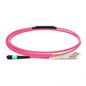 Lanview Optical Fibre Cable, MTP Female -  Male, Multimode, LC/UPC, OM4 (Erica Violet), 10 m