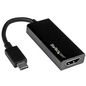 StarTech.com StarTech.com Adaptateur vidéo USB-C vers HDMI - Convertisseur Type-C vers HDMI - Compatible Thunderbolt 3 - 4K 30 Hz - Noir