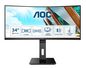 AOC CU34P2A - Productivity, connectivity, and comfort in a curved 1500R 34” ultra wide QHD display