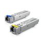 Ubiquiti Networks UACC-OM-SM-1G-S-2 network transceiver module Fiber optic 1250 Mbit/s SFP