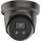Hikvision 4 Black MP AcuSense Strobe Light and Audible Warning Fixed Turret Network Camera