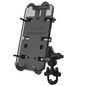 RAM Mounts QUICK-GRIP XL PHONE HOLDER FOR LARGER DEVICES WITH SHORT ARM AND U-BOLT