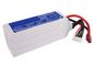 CoreParts Battery for Cars 48.84Wh Li-Pol 22.2V 2200mAh White for RC Cars LT947RT