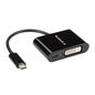 Black Box USBC TO DVI + USBC 60W PD CHARGE ADAPTER