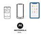 CoreParts Motorola Moto G XT1032,XT1033,XT1036 Front Frame Black