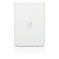 Ubiquiti Networks Wall-mounted WiFi 6 access point with a built-in PoE switch.