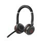 Jabra Evolve 75 SE MS Stereo - Headset -  on-ear Bluetooth wireless active noise cancelling USB Certified for Microsoft Teams for LINK 380a MS
