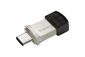 Transcend JetFlash 890 USB 3.1 Type C + Type A 128 GB pen drive, silver