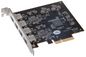 Sonnet Allegro Pro USB-A 3.2 Gen 2 PCIe Card (4 x 10Gb charging ports)