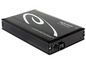 Delock 2.5" Thunderbolt SATA enclosure, black, with EU power adapter, 15 mm (TB cable not included)