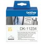 Brother Labels 86mm x 60mm - Black on White ( 260 labels ) Compatible with all QL-labelprinters