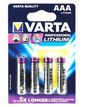 Varta Professional Lithium AAA - 1.5 V, 1100 mAh, LI/IRON DI