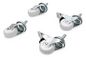 Digitus Castors for standard wall mounting cabinets set with 4 pieces, 2 pieces with brake system